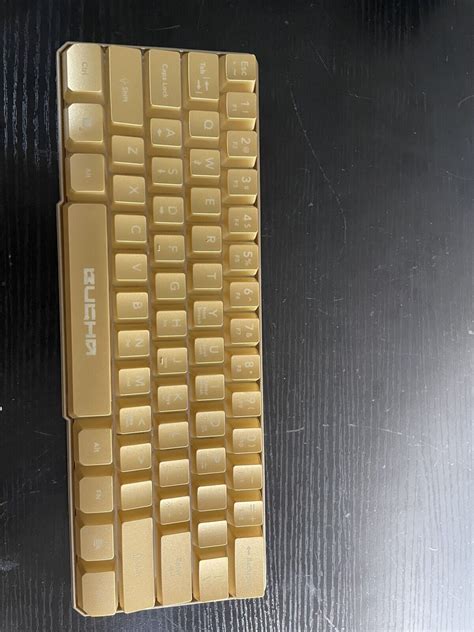 *UBER RARE* Bugha Limited Edition gold RGB Gaming 60% Keyboard - Blog UTeM