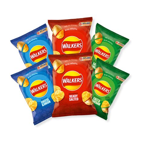 6 Bags of Walkers Crisps - Assorted Flavours – Graze Manchester