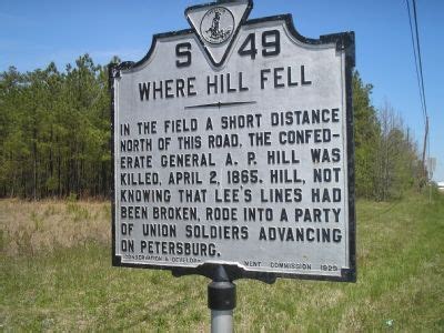 Where Hill Fell Historical Marker