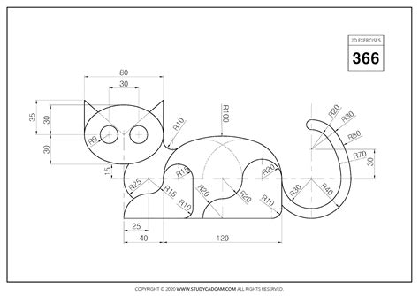 2D CAD EXERCISES 366