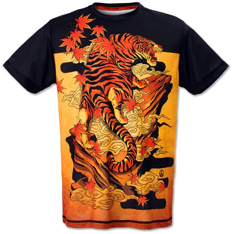 Men's Tiger Athletic Shirt for running, gym & crossfit workout