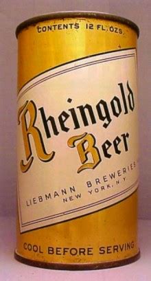 Rheingold Beer Can from Liebmann Breweries Inc.