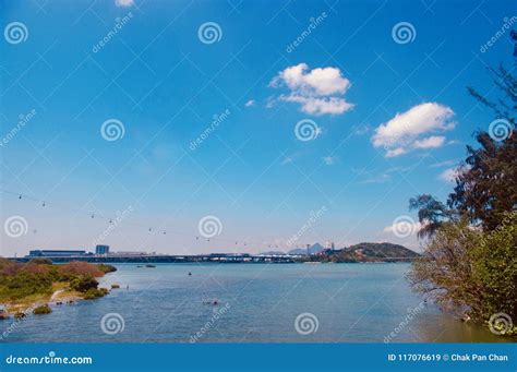 River at the Starting Point of the Ngong Ping Trail Stock Image - Image ...