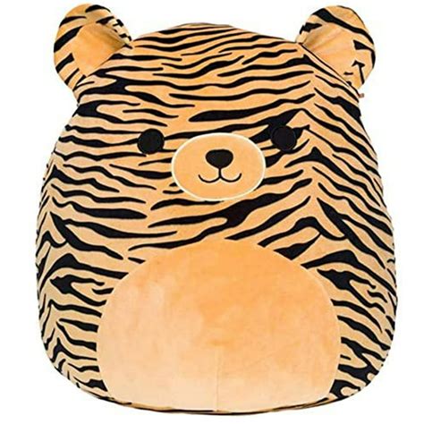 Squishmallow 8 inch Tina the Tiger Plush Toy, Soft Stuffed Animal ...