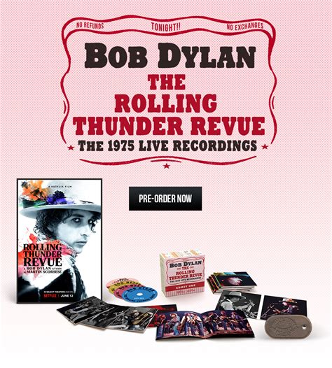 Musictoday: Less Than 50 Left! | The Rolling Thunder Revue: The 1975 ...