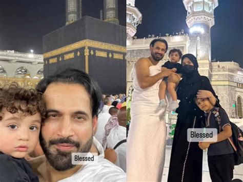 Watch: Irfan Pathan performs Umrah with wife, Safa Baig and kids