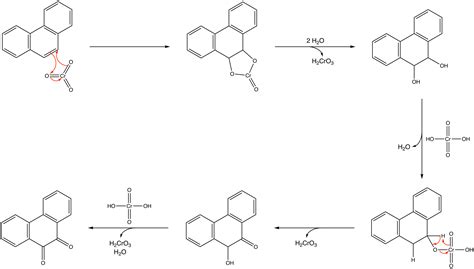 organic chemistry - Reaction mechanism for the synthesis of 9,10-phenanthrenequinone - Chemistry ...