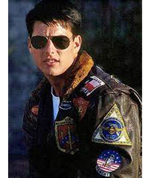 Tom Cruise Top Gun Leather Jacket | Pete Maverick Brown Jacket - Jacket Makers