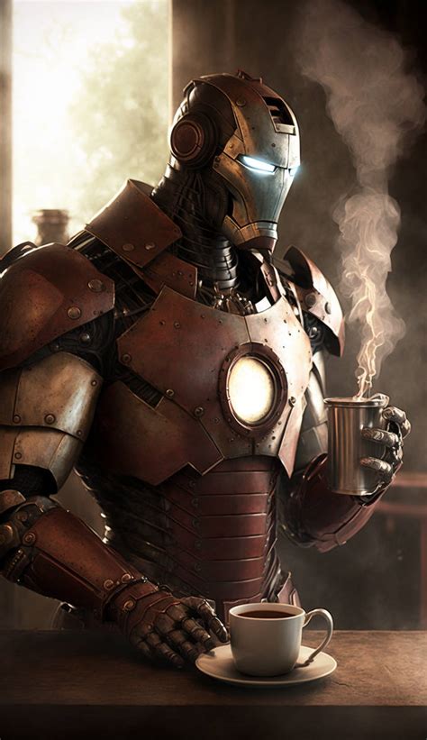 Ironman Drinking Tea by westerdumpling on DeviantArt