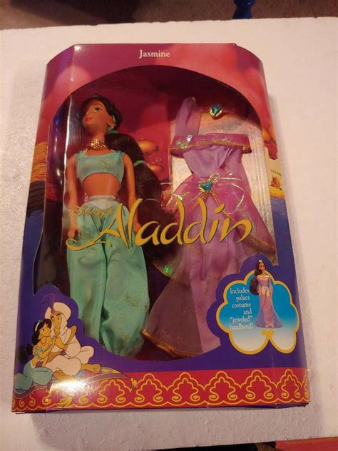 1992 Jasmine Doll Disney's Aladdin has Palace Costume & Jeweled ...