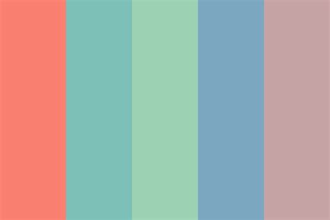 Serene Salmon Color Palette