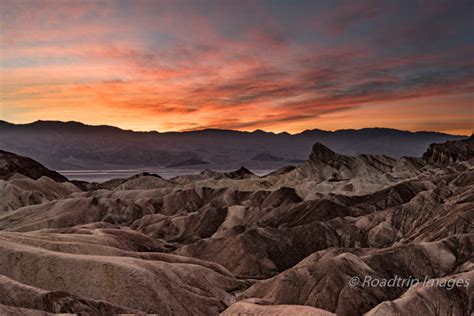 Zabriskie Point Sunset - Death Valley National Park - Roadtrip Images