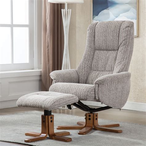 Sentosa Swivel Recliner - Wheat Fabric - Birtchnells of Highcliffe