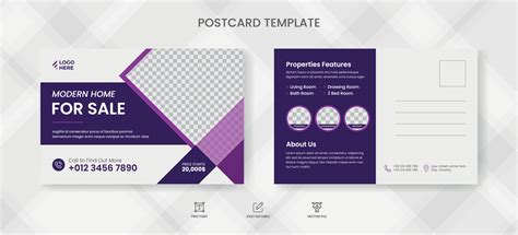 Real estate postcard template 4846373 Vector Art at Vecteezy