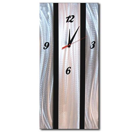 Modern Wall Art Clock - Metalistik Metal Wall Art