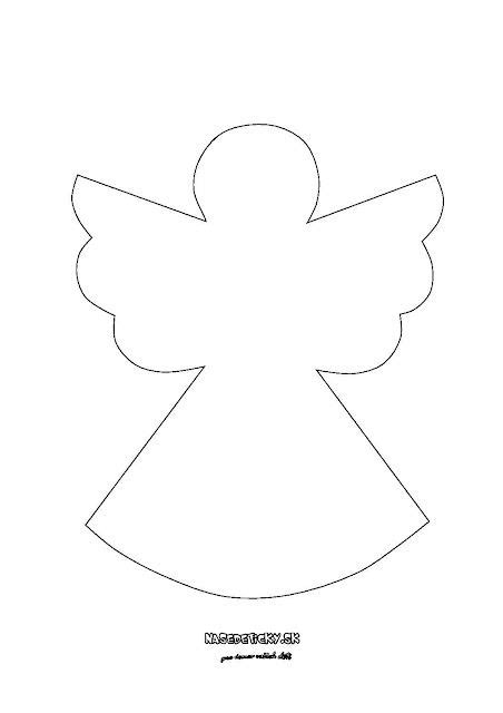 Free Printable Angel Template. | Christmas tree template, Christmas ornament template, Templates ...