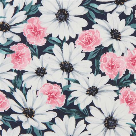 Daisy Pattern Fabric