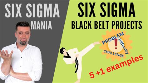 6x Six Sigma Black Belt project examples - How to run project? - YouTube