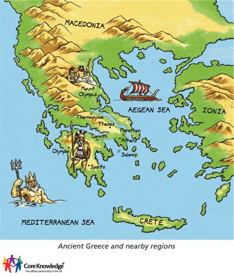 Ancient Greece Map Printable Web Map Of Ancient Greece.