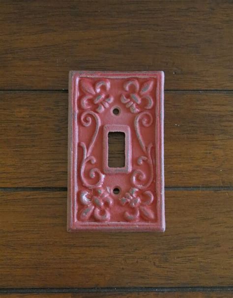 Colonial Red Light Switch Cover / Or Pick Your Color / Light