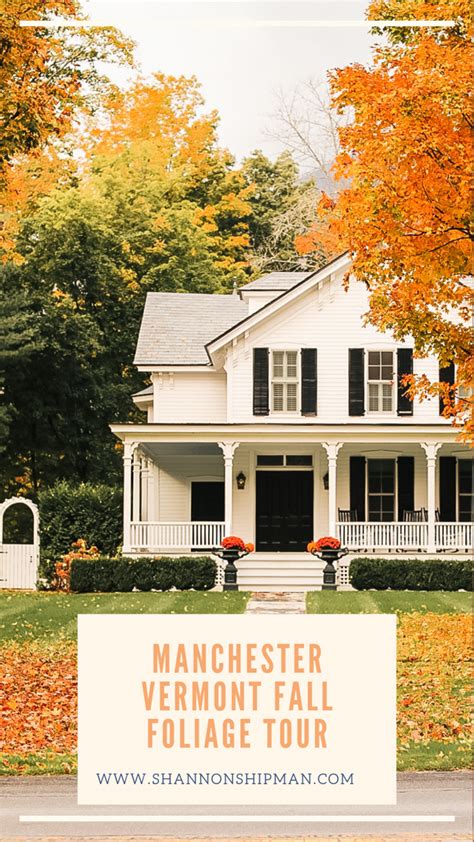 Manchester Vermont Fall Foliage Tour New England Manchester Vermont ...