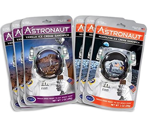 Buy Astronaut Foods Freeze-Dried Ice Cream Sandwich, NASA Space Dessert, Variety Pack with ...