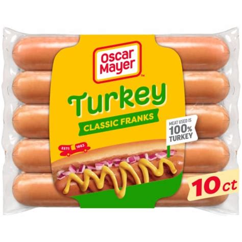 Oscar Mayer Turkey Dogs Turkey Franks Hot Dogs, 10 ct - Kroger