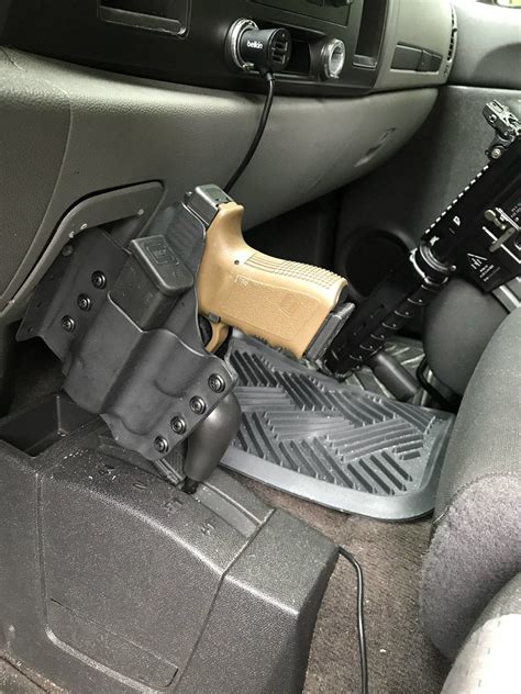 Top Mount Holster in 2020 | Car holster, Tactical truck, Kydex holster