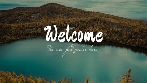 Nature Welcome Church Template | PosterMyWall