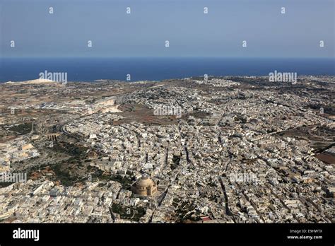 Aerial view of Malta island from above Stock Photo - Alamy