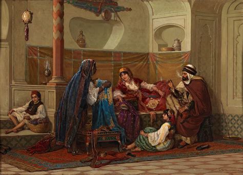 La visite de la marchande by Jan-Baptist Huysmans (Belgian) | Arabische ...