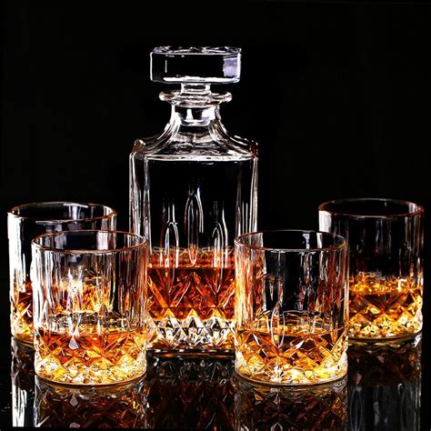 Lighten Life 5 Piece Whiskey Decanter Set & Reviews | Wayfair