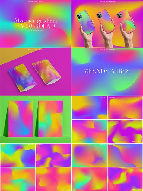 Abstract Gradient Bundle 8 in 1 - Dealjumbo