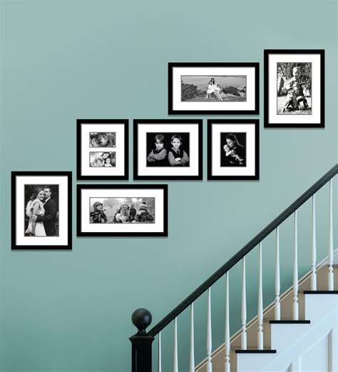 Buy Black Synthetic 72 x 1 x 45 Inch Group 7-A Wall Collage Photo Frame by Elegant Arts and ...