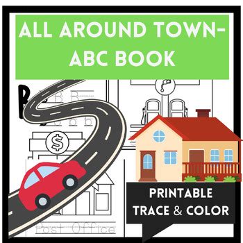 ABC Book- All Around Town by nofrillsjustcaffeine | TPT