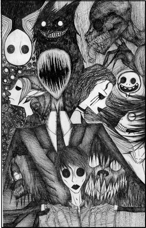 Creepypasta drawing Jeff The Killer, Scary Creepypasta, Creepypasta ...