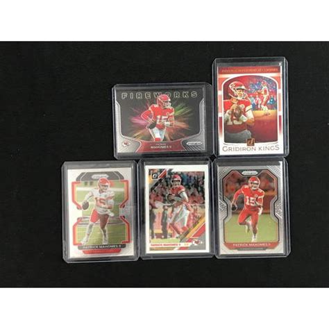 5 Patrick Mahomes Cards