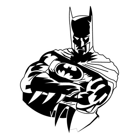 Batman Illustration Logo PNG Transparent & SVG Vector - Freebie Supply