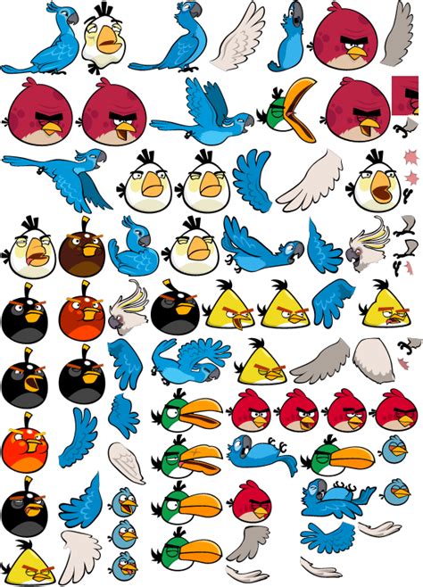 all the rio birds from the game | RIO | Pinterest | Angry birds