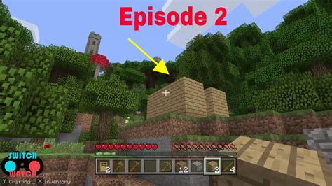 Minecraft Gameplay: First ever play on Nintendo Switch Episode 2 - YouTube