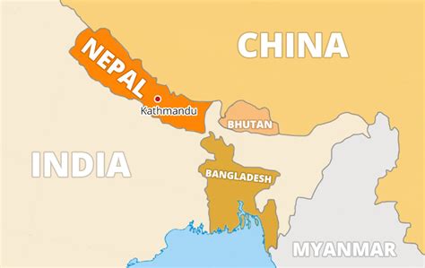 Where Is Nepal Located On A World Map - United States Map