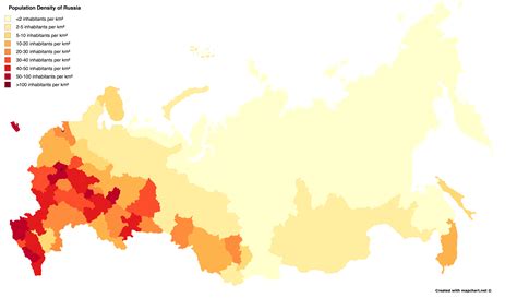 Population Density of Russia [5460 x 3150] : r/ImagesOfRussia