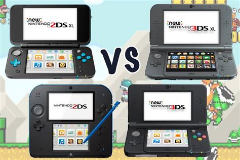 Nintendo 2DS XL vs 2DS vs 3DS vs 3DS XL: What's the difference?