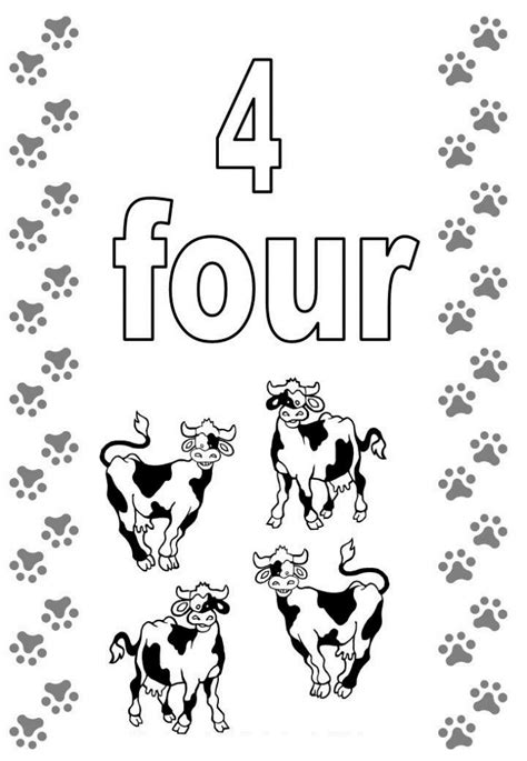 Free Printable Number Coloring Pages For Kids