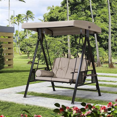 Maximizing Outdoor Comfort With Patio Swings With Canopies - Patio Designs