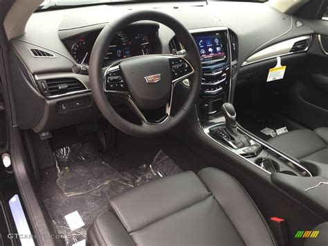 Jet Black Interior 2017 Cadillac ATS Luxury AWD Photo #118258452 | GTCarLot.com