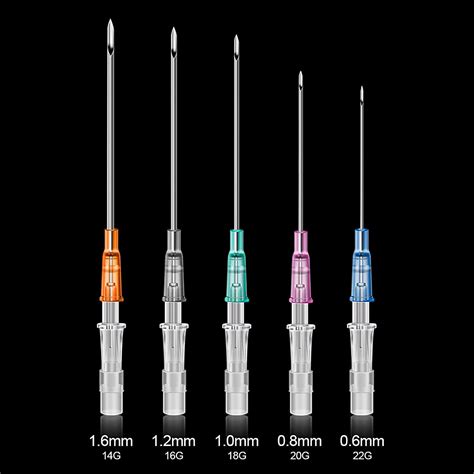 Catheter Piercing Needles - Combofix 6pcs 14G Gauge IV Catheter Needles ...