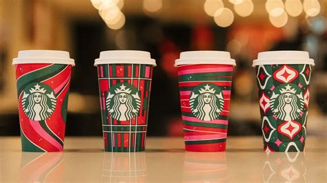 Starbucks' Beloved Red Cups Are Back With 4 Festive New Designs