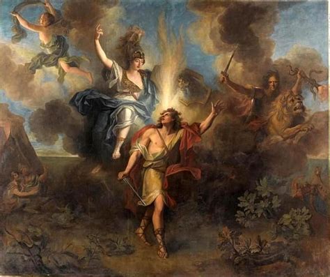 Departure of Achilles to Avenge Patroclus-Charles-Antoine Coypel IV ...