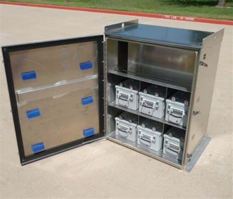 Stock Battery Box Enclosures - Supplemental Backup Cabinets | Bison Profab